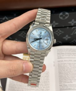 Đồng Hồ Rolex Rep 1 1 Mặt Xanh Băng Nhà Máy GS Tinh Chỉnh 160 Gram 40mm (1)