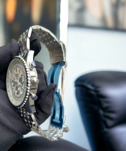 Đồng hồ Breitling Navitimer Chronograph nam mặt trắng Super Fake 45mm