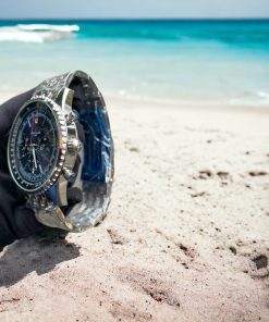 Đồng hồ Breitling nam dây kim loại Fake giá rẻ 45mm