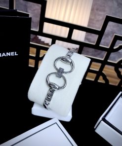 Đồng hồ Gucci Horsebit Bracelet 1500 nữ dây kim loại YA015527 Like Auth 37x21mm