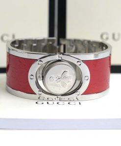 Đồng hồ Gucci Like Auth màu hồng dạng lắc tay 23 (1)