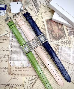 Đồng hồ Longines Dolcevita nữ mặt hình chữ nhật 3 màu L52000992 Super Fake 21.5x29mm