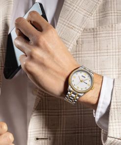 Đồng hồ Mark Fairwhale 3690 cặp đôi màu demi chính hãng 36-40mm (1)