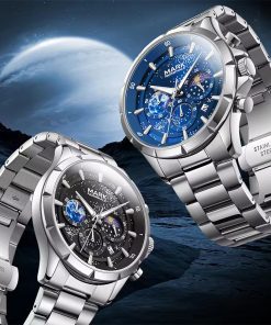 Đồng hồ Mark Fairwhale 5870 nam chính hãng mặt dạ quang 44mm (1)