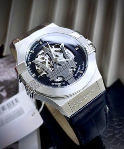 Đồng hồ Maserati Potenza cơ lộ máy Automatic Skeleton nam 42mm (1)
