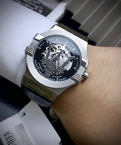 Đồng hồ Maserati Potenza cơ lộ máy Automatic Skeleton nam 42mm (1)
