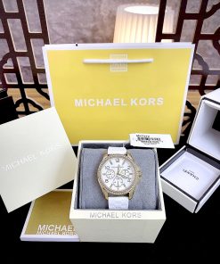 Đồng hồ Michael Kors Mini Pilot Pave Mk7372 nữ đính đá Like Auth 36mm