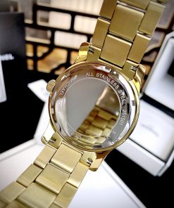 Đồng hồ Michael Kors Runway Three-Hand Gold nữ Mk7389 Like Auth 38mm