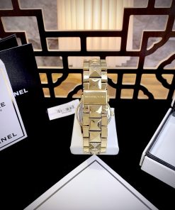 Đồng hồ Michael Kors Runway Three-Hand Gold nữ Mk7389 Like Auth 38mm