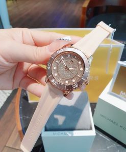 Đồng hồ Michael Kors Runway nữ dây cao su Mk6854 Like Auth 40mm