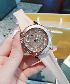 Đồng hồ Michael Kors Runway nữ dây cao su Mk6854 Like Auth 40mm