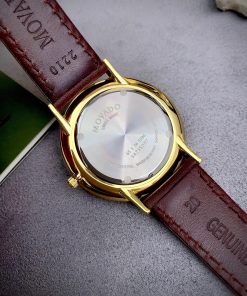 Đồng hồ Movado Ultra Slim nam măt xanh Fake giá rẻ 40mm