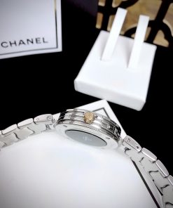 Đồng hồ Omega Ladymatic nữ mặt số màu nâu Super Fake tặng kèm bộ dây 34mm