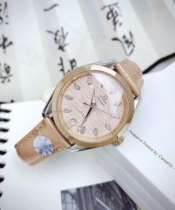Đồng hồ Omega Seamaster Aqua Terra nữ màu vàng Super Fake 34mm