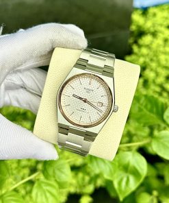 Đồng hồ Tissot 1853 Prx Powermatic 80 nam mặt trắng Super Fake 40mm