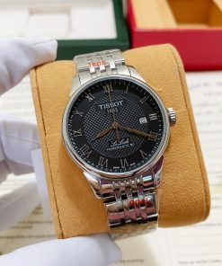 Đồng hồ Tissot 1853 nam mặt đen Fake giá rẻ 39mm