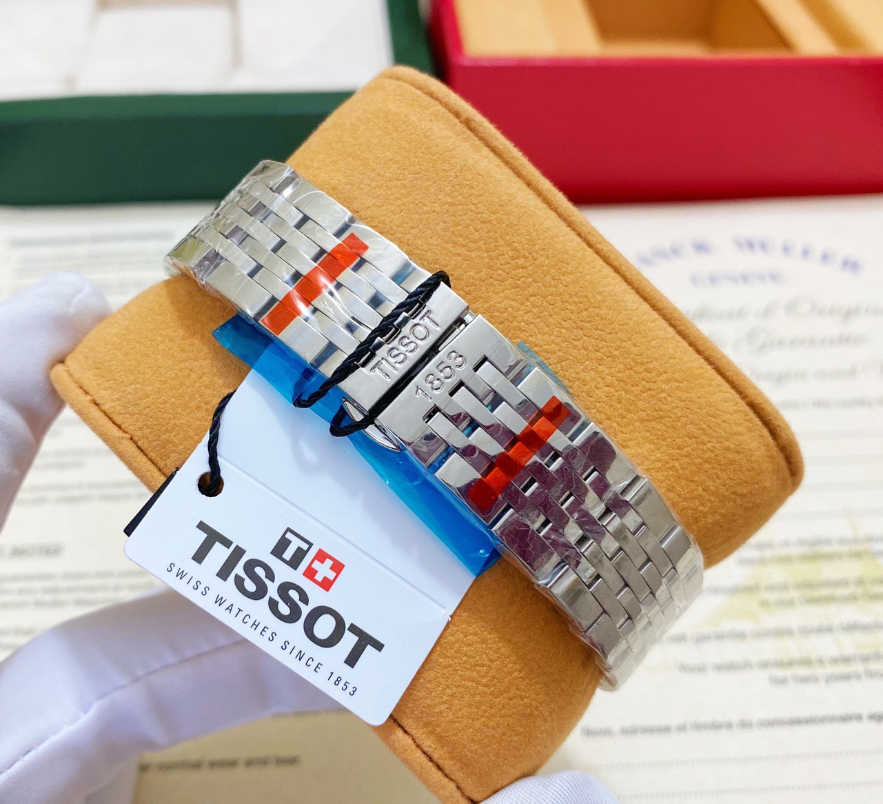 Đồng hồ Tissot 1853 nam máy cơ Nhật Fake giá rẻ 39mm (10) Đồng hồ Tissot 1853 nam máy cơ Nhật Fake giá rẻ 39mm