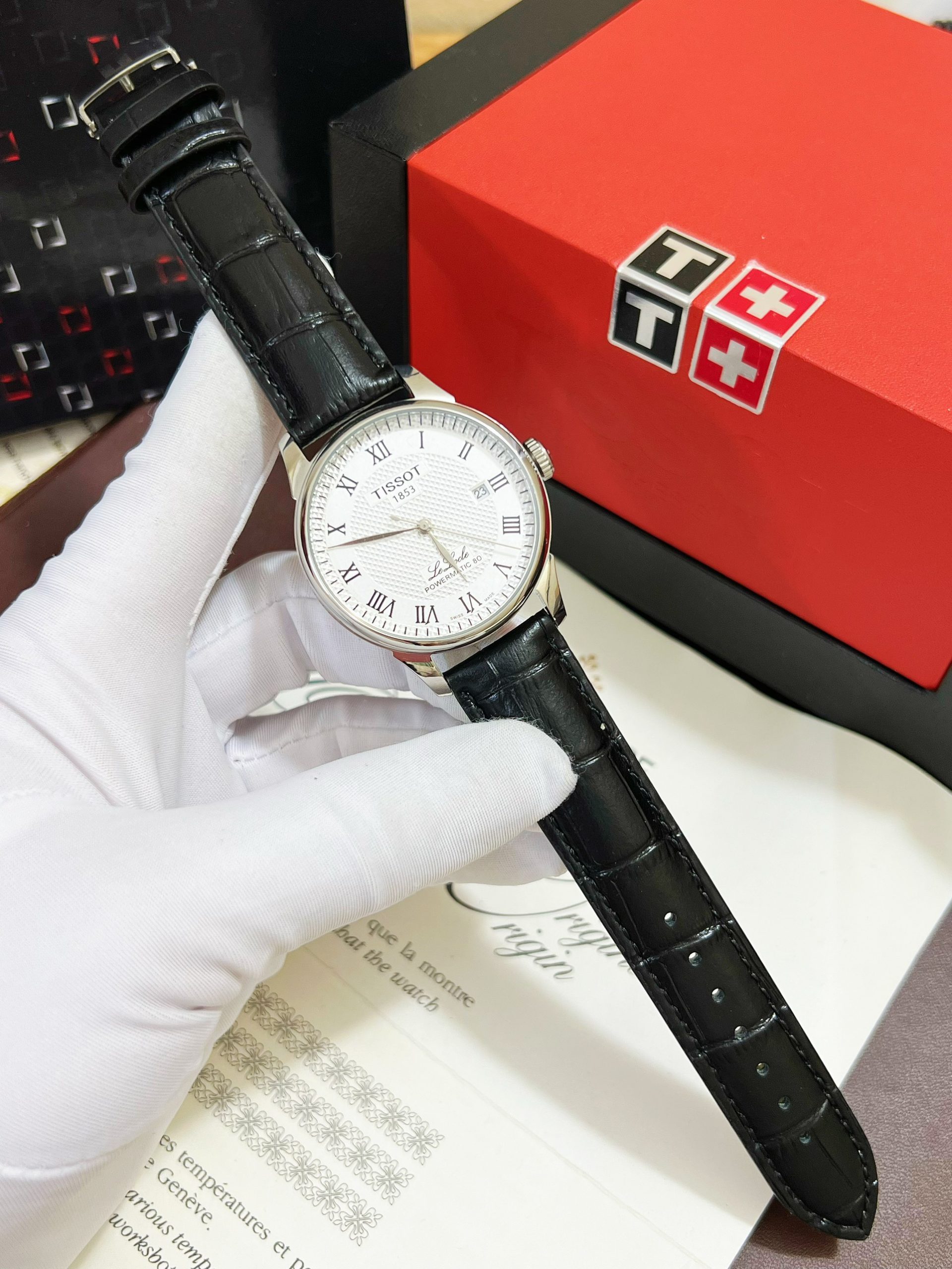 Đồng hồ Tissot 1853 nam máy cơ Nhật Fake giá rẻ 39mm (4) Đồng hồ Tissot 1853 nam máy cơ Nhật Fake giá rẻ 39mm