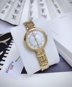 Đồng hồ Tissot Carson Premium nữ màu Vàng Gold Fake giá rẻ 30mm