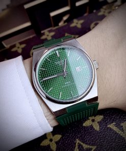 Đồng hồ Tissot PRX Rep cao cấp T80 màu xanh lá cây máy Pin (8)