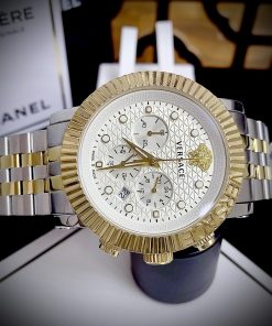 Đồng hồ Versace V-Chrono Classic Bracelet nam mặt trắng Like Auth 42mm