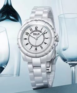 Đồng hồ nữ Mark Fairwhale 3790 cọc số học trò chính hãng 36mm (1)