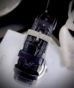 Đồng hồ Omega Deville fake cao cấp máy cơ Nhật mặt xanh (1)