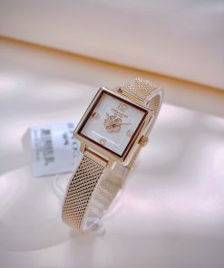Đồng hồ Coach nữ dây kim loại Coach hoa trà Rep 11 22mm (6)