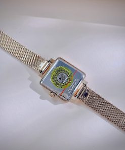 Đồng hồ Coach nữ dây kim loại Coach hoa trà Rep 11 22mm (6)