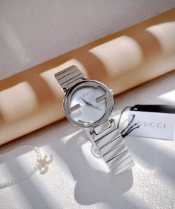 Đồng hồ Gucci nữ dây kim loại sang trọng Rep 11 (1)