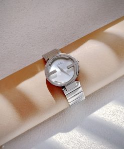 Đồng hồ Gucci nữ dây kim loại sang trọng Rep 11 (1)
