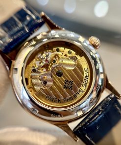 Đồng hồ Patek philipe geneve Moonphase nam dây da fake 11  (1)