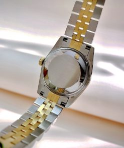 Đồng hồ Rolex DateJust nữ vàng gold niềng đá fake 11 31mm (8)