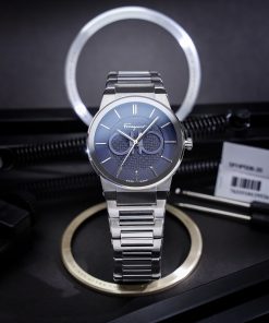 Đồng hồ Salavatore Ferragamo Gancini Contemporary SFHP00620 nam dây kim loại like auth  (4)
