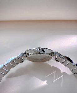 Đồng hồ Versace Tribute nữ mặt trắng dây kim loại Rep 11  (1)