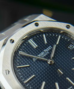Đồng hồ Audemars Piguet Rep 11 Royal Oak 15202ST Jumbo mặt xanh dương ZF 39mm (7)