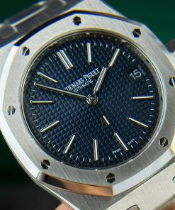 Đồng hồ Audemars Piguet Rep 11 Royal Oak 15202ST Jumbo mặt xanh dương ZF 39mm (7)