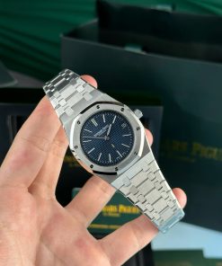 Đồng hồ Audemars Piguet Rep 11 Royal Oak 15202ST Jumbo mặt xanh dương ZF 39mm (7)