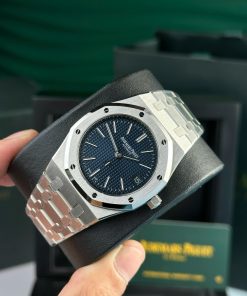 Đồng hồ Audemars Piguet Rep 11 Royal Oak 15202ST Jumbo mặt xanh dương ZF 39mm (7)