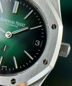 Đồng hồ Audemars Piguet chế tác Royal Oak 15202ST Jumbo mặt xanh lá ZF 39mm (2)