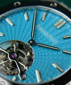Đồng hồ Audemars Piguet chế tác Royal Oak Tourbillon màu xanh Tiffany 41mm (13)