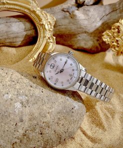 Đồng hồ Gucci nữ cọc số đính đá mặt khảm trai Like Auth 29mm