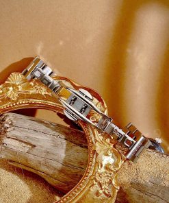 Đồng hồ Gucci nữ dây kim loại mặt hồng cá tính Like Auth 29mm