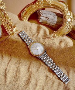 Đồng hồ Gucci nữ dây kim loại mặt trắng demi Like Auth 29mm