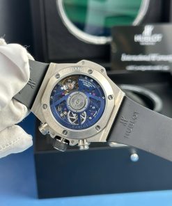 Đồng hồ Hublot Rep 11 Big Bang Unico Titanium Blue Bezel BBF 42mm (7)