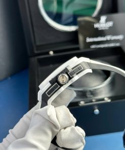 Đồng hồ Hublot Square Bang Unico gốm đen Rep 11 nhà máy BBF phiên bản sao chép chuẩn 1:1 chạy đầy đủ chức năng.