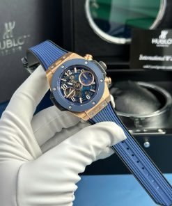 Đồng hồ Hublot nam Rep 1:1 Big Bang Unico King Gold Blue BBF 42mm (1)