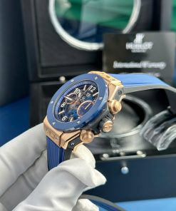 Đồng hồ Hublot nam Rep 11 Big Bang Unico King Gold Blue BBF 42mm (1)