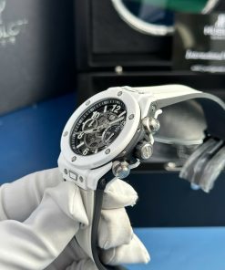 Đồng hồ Hublot nam Rep 11 Big Bang Unico White Ceramic nhà máy BBF 42mm (2)
