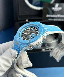Đồng hồ Hublot nam Rep 11 Big Bang Unico nhà máy BBF màu xanh 42mm (7)